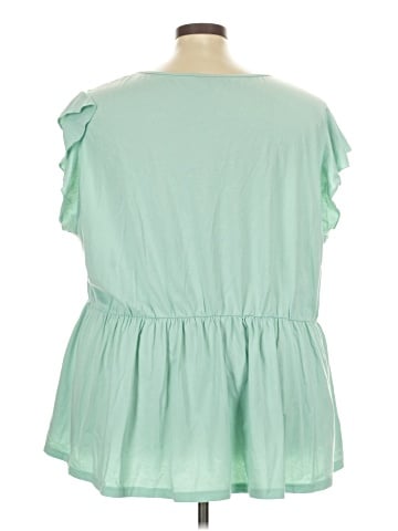 BLOOMCHIC Short Sleeve Blouse (view 2)