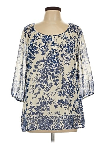 Emmelee for F.C. 3/4 Sleeve Blouse (view 1)