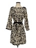 Zara Basic Animal Print Gold Casual Dress Size S - photo 1