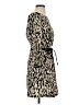 Zara Basic Animal Print Gold Casual Dress Size S - photo 4