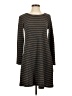 Toad & Co Stripes Gray Casual Dress Size XS - photo 1