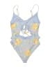 Altar'd State Floral Blue One Piece Swimsuit Size M - photo 2