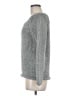 Enza Costa 100% Cotton Tweed Silver Pullover Sweater Size M - photo 5
