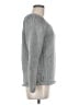 Enza Costa 100% Cotton Tweed Silver Pullover Sweater Size M - photo 4