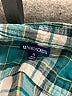Northcrest 100% Cotton Plaid Teal Long Sleeve Button-Down Shirt Size XL - photo 7