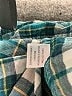 Northcrest 100% Cotton Plaid Teal Long Sleeve Button-Down Shirt Size XL - photo 8