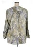 Apt. 9 100% Polyester Silver 3/4 Sleeve Blouse Size XL - photo 2