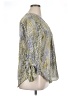 Apt. 9 100% Polyester Silver 3/4 Sleeve Blouse Size XL - photo 4