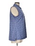 PETER MILLAR Hearts Blue Sleeveless Blouse Size L - photo 4