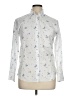 Napoli Print White Ivory Long Sleeve Button-Down Shirt Size EU 46 / US 16 - photo 1