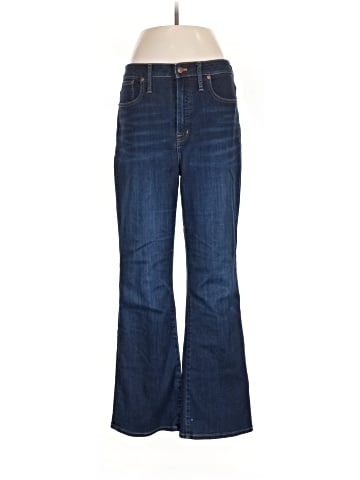 Madewell Tall Curvy Cali Demi-Boot Jeans in Larkspur Wash: TENCEL&trade; Denim Edition (view 1)
