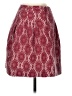 Maje Chevron-herringbone Burgundy Formal Skirt Size EU (FR) 36 / US 4 - photo 2