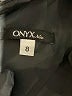 Only 100% Polyester Solid Black Cocktail Dress Size 8 - photo 7
