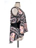 Bisou Bisou 100% Polyester Black Short Sleeve Blouse Size XL - photo 4