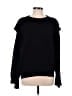 Line & Dot Black Pullover Sweater Size M - photo 1