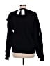 Line & Dot Black Pullover Sweater Size M - photo 2