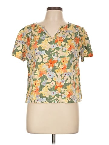 L.L.Bean Short Sleeve Blouse (view 1)