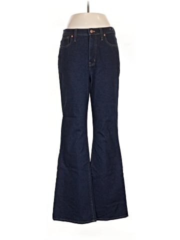 Madewell Skinny Flare Jeans in Rinse Wash (view 1)