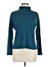 L.L.Bean 100% Cotton Teal Long Sleeve Turtleneck Size M - photo 1
