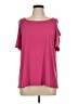 Allison Taylor Pink Short Sleeve Top Size L - photo 1