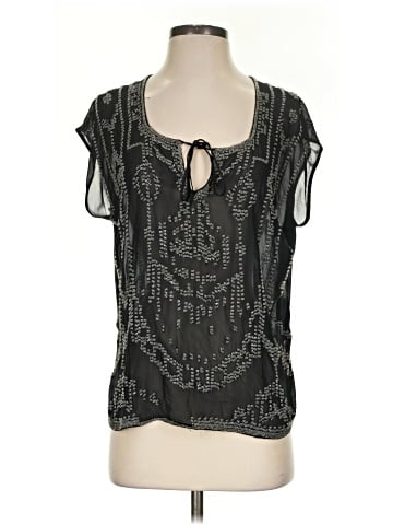 Gryphon New York Short Sleeve Silk Top (view 1)