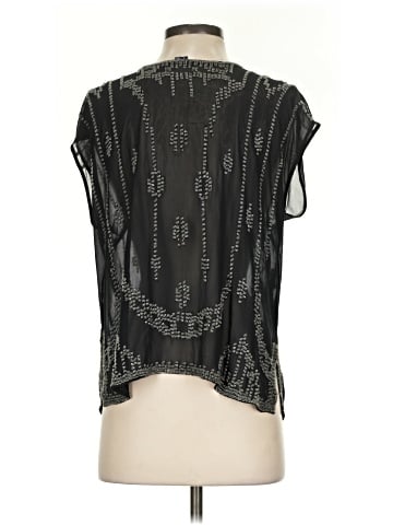 Gryphon New York Short Sleeve Silk Top (view 2)