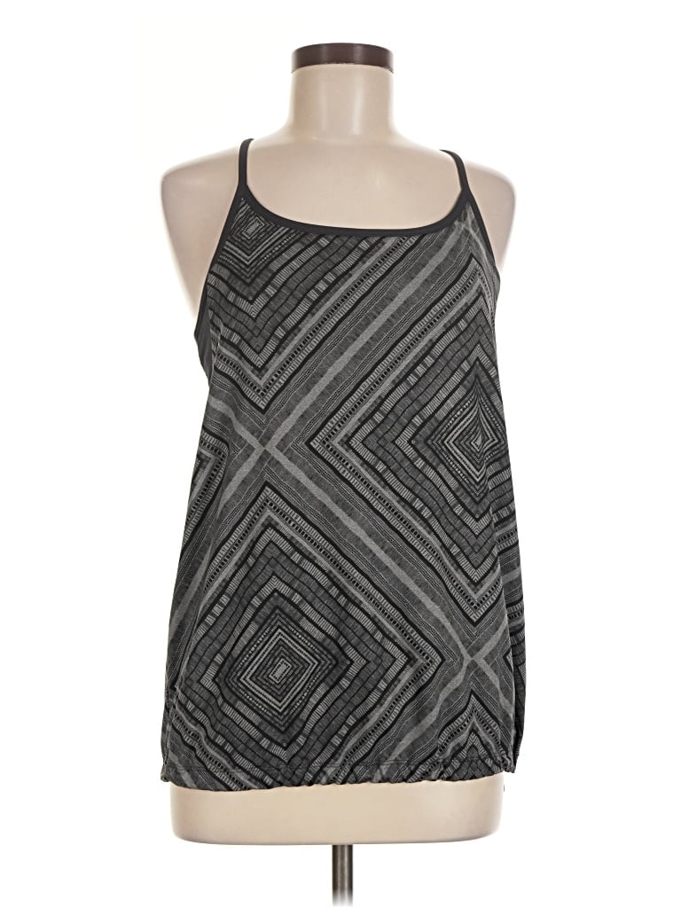 Pre-owned Fabletics Tank Top Gray Halter Neckline Tops