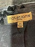 Notations Floral Gray 3/4 Sleeve Button-Down Shirt Size 2X - photo 7