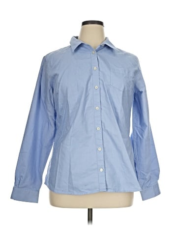 L.L.Bean Long Sleeve Button-Down Shirt (view 1)