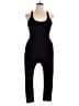 Anrabess Solid Black Jumpsuit Size XL - photo 1