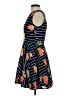 Maison Jules 100% Polyester Stripes Blue Casual Dress Size S - photo 5