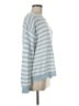 Charlie 100% Cotton Hearts Blue Pullover Sweater Size M - photo 4