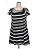 AB Studio Stripes Black Casual Dress Size XL - photo 1