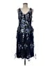 Alex Evenings 100% Polyester Blue Cocktail Dress Size 8 - photo 1