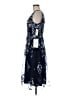 Alex Evenings 100% Polyester Blue Cocktail Dress Size 8 - photo 5