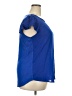 Papermoon 100% Polyester Blue Short Sleeve Blouse Size 2X - photo 4
