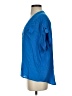 Odille 100% Rayon Blue Short Sleeve Blouse Size 4 - photo 5