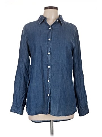 Allen B. by Allen Schwartz Long Sleeve Button-Down Shirt (view 1)