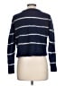 Apiece Apart Stripes Blue Cashmere Pullover Sweater Size L - photo 2