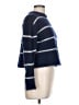 Apiece Apart Stripes Blue Cashmere Pullover Sweater Size L - photo 4