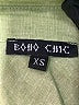 Boho Chic Green 3/4 Sleeve Button-Down Shirt Size XS - photo 7