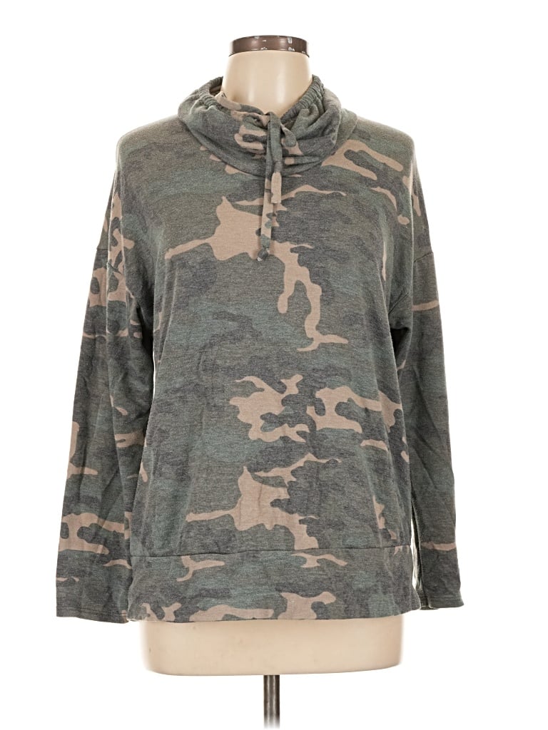 Pre-owned Green Envelope Pullover Sweater In Gray