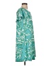 Escapada Tropical Teal Casual Dress Size S - photo 4