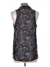 Decree 100% Polyester Floral Black Sleeveless Blouse Size L - photo 2