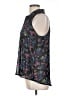 Decree 100% Polyester Floral Black Sleeveless Blouse Size L - photo 5