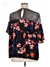 Vince Camuto 100% Polyester Black Short Sleeve Blouse Size XL - photo 2