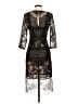 BCBGMAXAZRIA 100% Polyester Black Cocktail Dress Size XS - photo 2