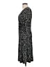 Connected Apparel Animal Print Black Cocktail Dress Size 10 - photo 5