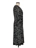 Connected Apparel Animal Print Black Cocktail Dress Size 10 - photo 4