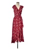 Max Studio Floral Red Casual Dress Size M - photo 1